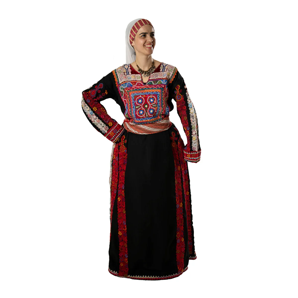 موسوعة التراث الفلسطيني | ثوب التحريرة الأسود (القدس وقراها)